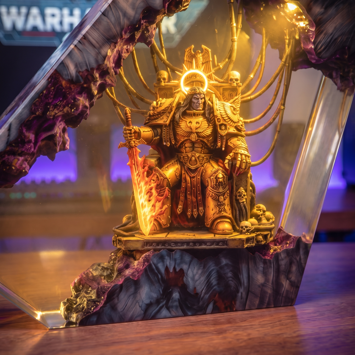 Handcrafted Resin Lamp ''The Throne''™ Pre-Order (2 MONTHS)