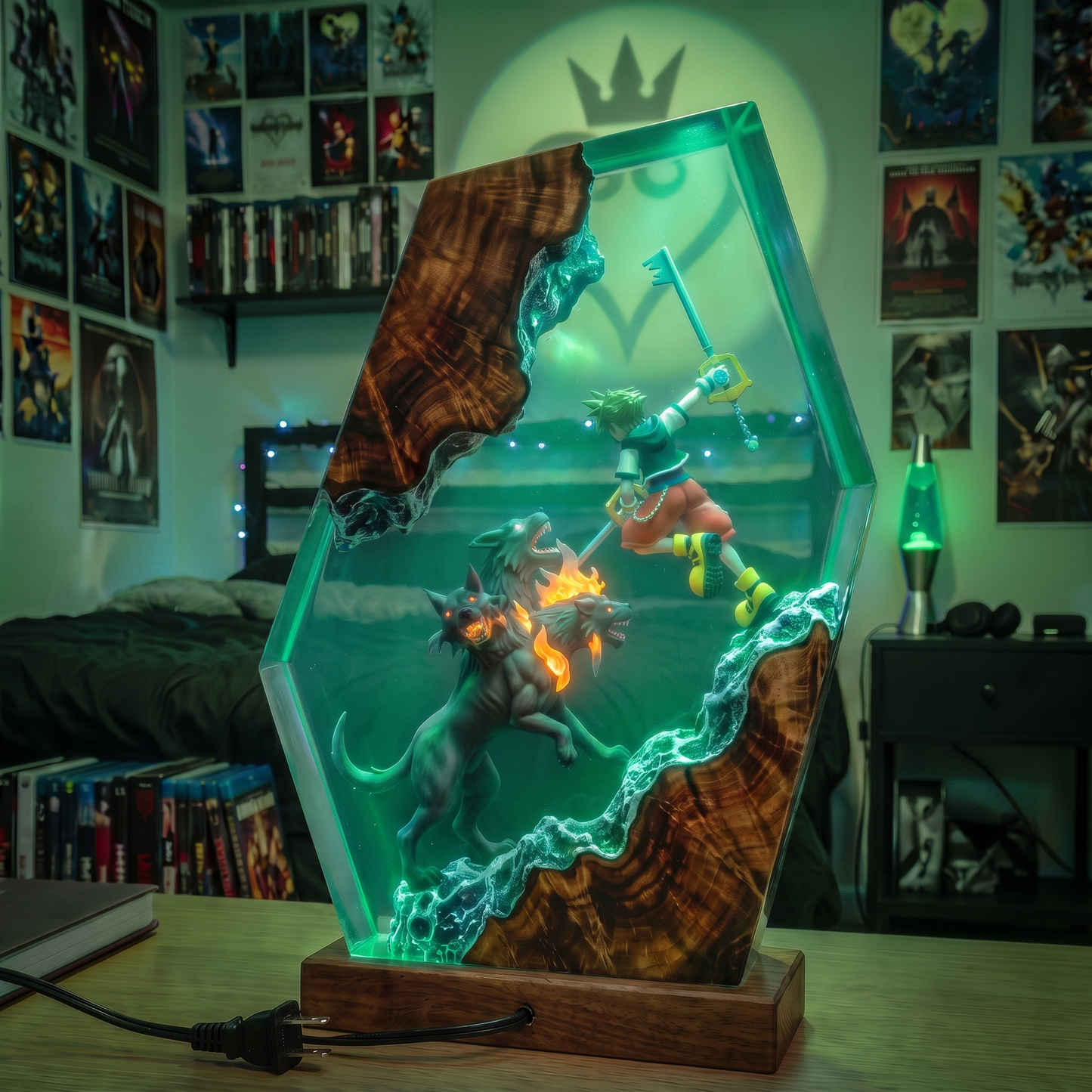 Handcrafted Resin Lamp ''Cerberus Battle''™ Pre-Order (2 MONTHS)