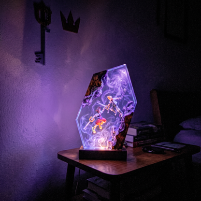 Handcrafted Resin Lamp ''Hearts Divided''™ Pre-Order (2 MONTHS)