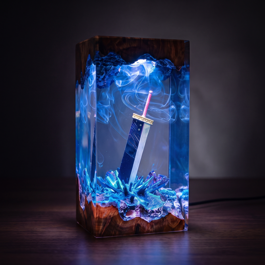 Handcrafted Resin Lamp ''Sky Blade''™ Pre-Order (1 MONTH)