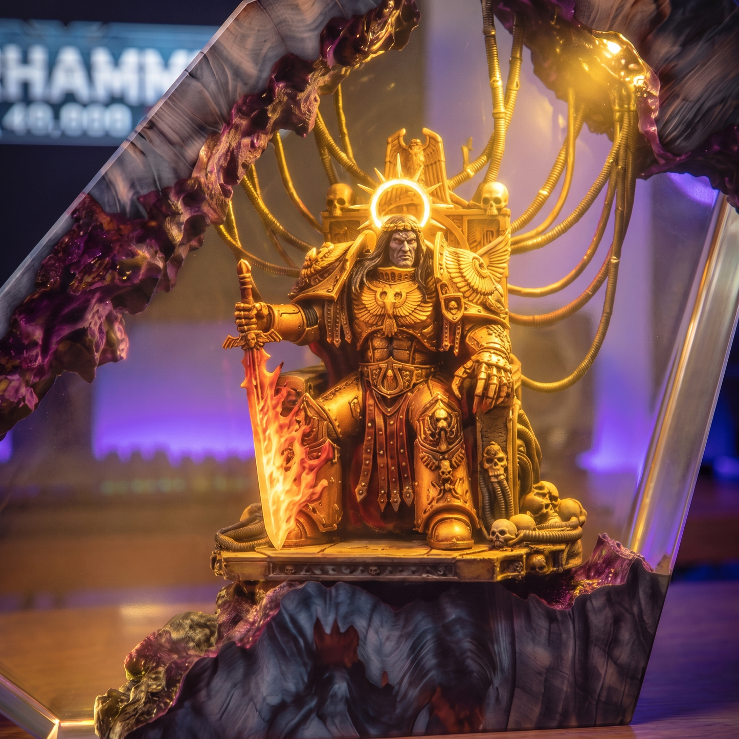 Handcrafted Resin Lamp ''The Throne''™ Pre-Order (2 MONTHS)
