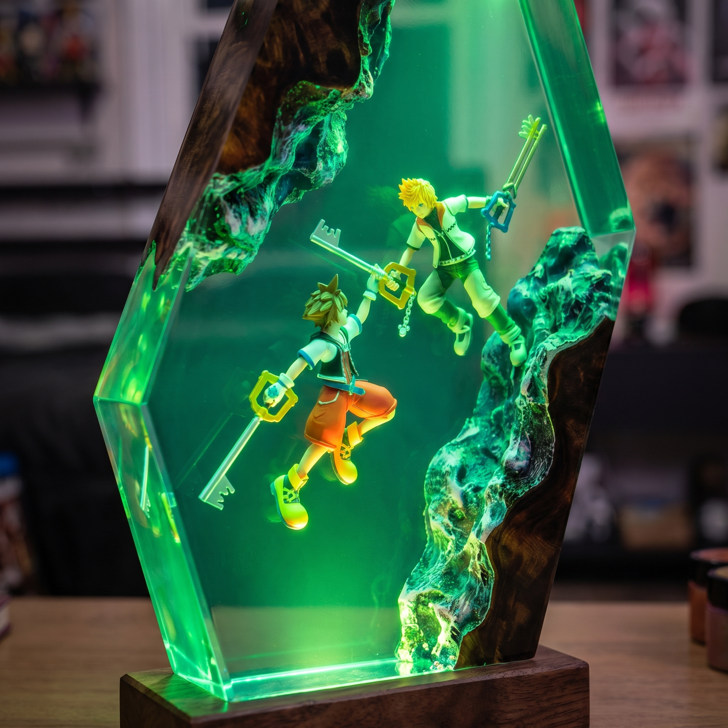 Handcrafted Resin Lamp ''Hearts Divided''™ Pre-Order (2 MONTHS)