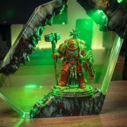 Handcrafted Resin Lamp ''Red Order''™ Pre-Order (2 MONTHS)
